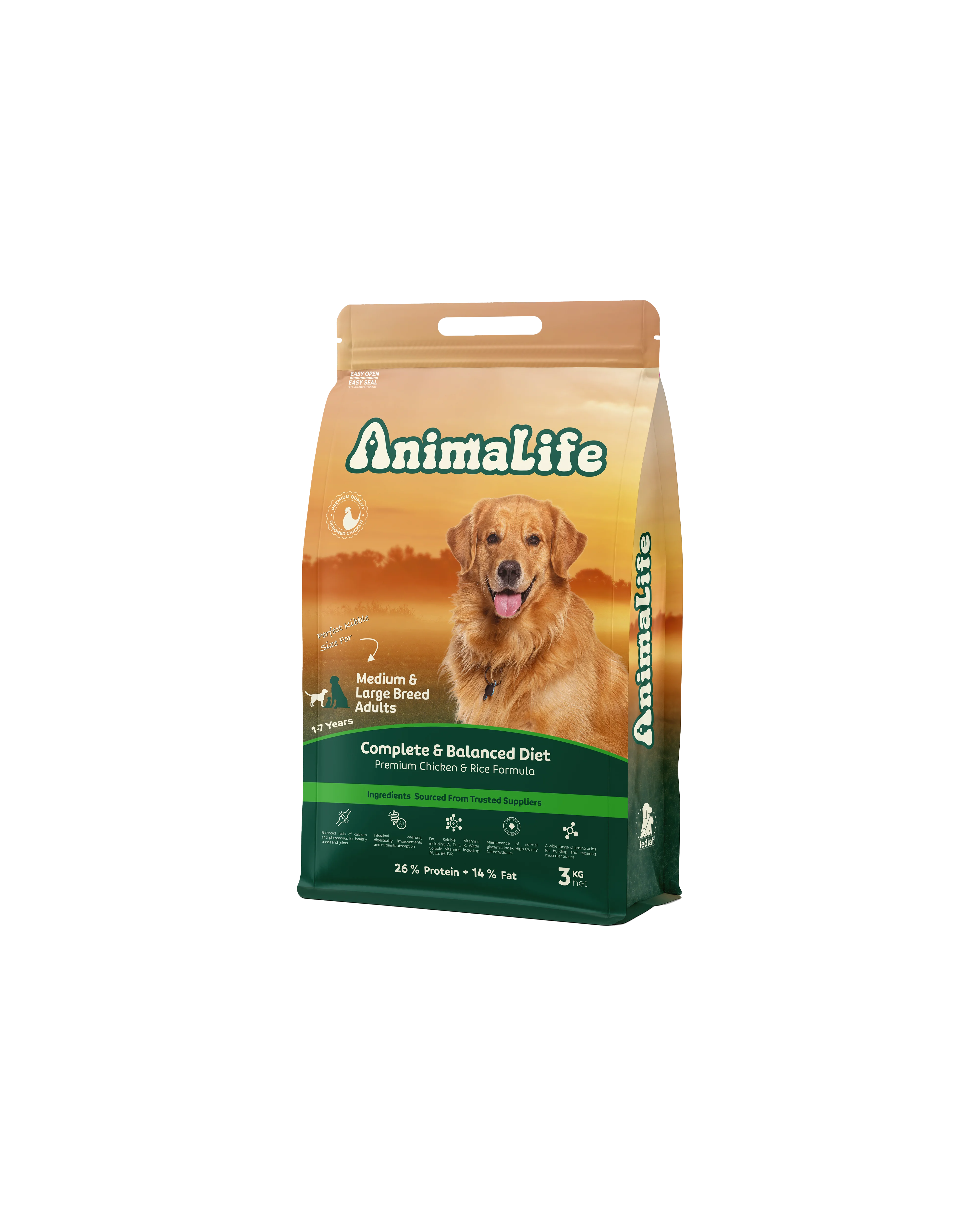 Medium & Large Breed Adult - 3kg